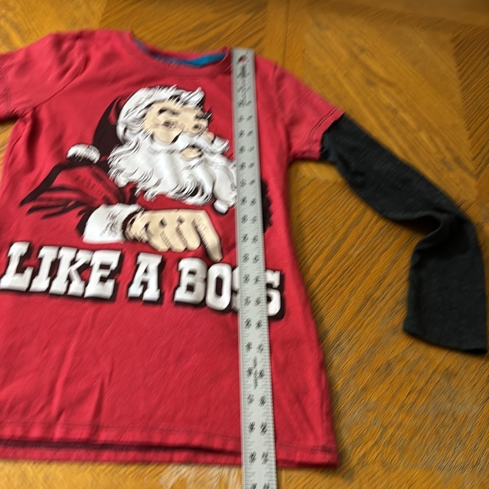 LOL Vintage Santa long sleeve Like a boss shirt - Picture 5 of 6